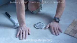 How to install shower pan and float floor mud bed Part quot 3 quot Ready for tile install [upl. by Repsaj]