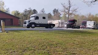 Truck parade at the 2024 East Coast HDT Rally [upl. by Arlinda882]