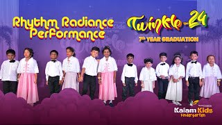 Rhythm Dance Performance kalamkidskindergarten Twinkle24 celebration [upl. by Taryne241]