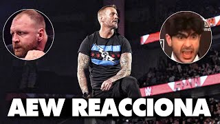 AEW REACCIONA al REGRESO de CM PUNK [upl. by Norehs]