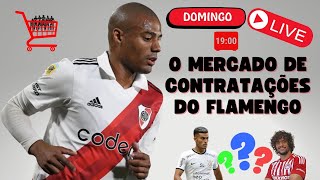 O mercado de contratações do Flamengo versatilidade de Leo Ortiz e De La Cruz Veja como foi a LIVE [upl. by Hurless]