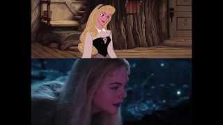 Maléfique  La version animée VS la version dAngelina Jolie  Disney BE [upl. by Connett473]