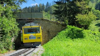 Impressionen der Wendelstein Zahnradbahn auf freier Strecke mit dem Beh 48 Triebzug [upl. by Haziza]