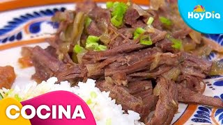 Barbacoa de res casera una fácil y deliciosa receta para esta semana  Hoy Día  Telemundo [upl. by Htesil14]