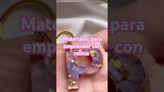 ¿Que materiales necesito para iniciar en la joyería con resina joyeriaconresina emprender [upl. by Havot856]