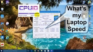 CPU Z Tutorial Windows 10 How to install CPU z  Laptop Speed Specs wCPUID  Free amp Easy Download [upl. by Urbano]