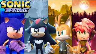 Sonic Prime 🔴 Shadow 🔴 Tails 🔴 Amy Rose  Coffin Dance Cover  Tiles Hop EDM Rush  Hopverse [upl. by Obola987]