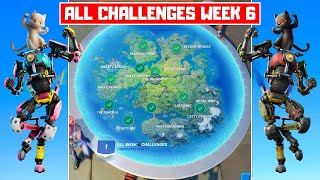 All Week 6 Challenges Guide  Fortnite Chapter 2 Season 3 [upl. by Alister816]