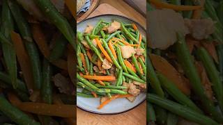 Haricot verts sauté  plat parfait pour la saison food cooking fyp fypシ゚viral [upl. by Otrebilif]