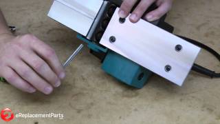 How to Change the Blades on a HandHeld Planer [upl. by Tamarah117]