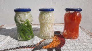 CONSERVAS en VINAGRE de verduras Recetas Faciles [upl. by Acenes567]