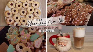 Recettes pour un Goûter Sablés de Noël simple rapide efficace [upl. by Mihe245]