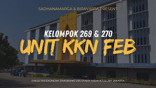 KKN FEB UIN JKT 2024 oleh Kelompok 269 amp 270 [upl. by Hteboj]