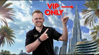 I went to the TOP of the BURJ KHALIFA  VIP experience [upl. by Alexandria]