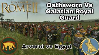 Galatian Royal Guard vs Oathsworn  Total War Rome 2 [upl. by Grant]