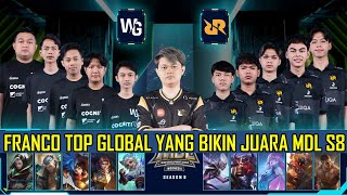 FRANCO TOP GLOBAL PENERUS RRQ VYNNN  RRQ SENA VS WARMIL GENK GAME 1 [upl. by Nehr342]