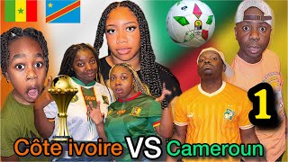 CAMEROUN VS COTE IVOIRE LE MATCH DE LA CAN 2024 🇨🇮🇨🇲 ÉPISODE 1 [upl. by Mallissa]