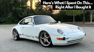 The True Cost Of Owning A Porsche 993 How Much I Spent On Repairs Right After Buying It [upl. by Hgieloj]