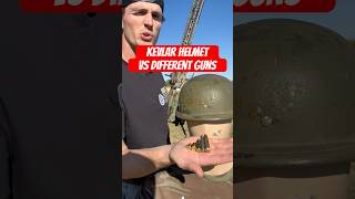 1980s Kevlar Military Helmet vs Different Caliber Bullets [upl. by Coriss]