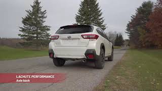 Lachute Performance Axle Back  2018 Subaru Crosstrek [upl. by Murage211]