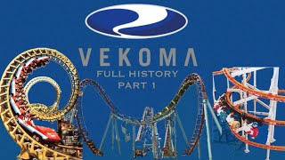 Vekoma Rides Full Roller Coaster History Part 1  Loopings 19791989 [upl. by Siroval]