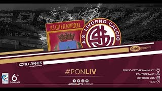 Pontedera  Livorno  23  Serie C 201718 [upl. by Madoc]