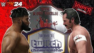 Hyper Fight Pro  Show 36  Winner Takes All  WWE 2K24 [upl. by Yhtimit]