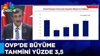 Cevdet Yılmaz OVPde Büyüme Hedeflerini Açıkladı  CNBCe [upl. by Nosimaj846]