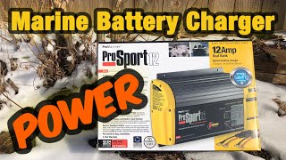 Pro Mariner Pro Sport 12  Marine Battery Charger Install [upl. by Marchal]