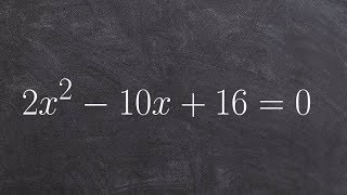 Factoring a trinomial when a is equal to two [upl. by Revert]