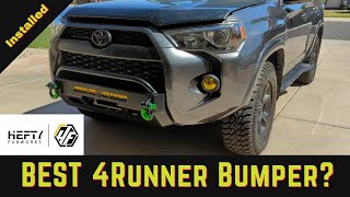 4Runner Winch Bumper Install Step by Step VersionWhy I think Hefty Fabworks is the BEST Choice [upl. by Niboc]