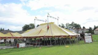 Zeltaufbau beim Circus Montimov [upl. by Emsoc]