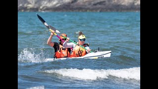 Fishguard Bay Ocean Race 2024 FBOR Surf Ski [upl. by Ahsat]