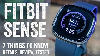 Fitbit Sense InDepth Review 7 New Things To Know [upl. by Llywellyn]