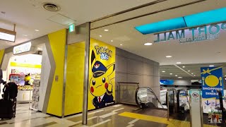 🇯🇵4K｜Narita Airport 2nd terminal 成田空港第２ターミナル ～ SHOPPING amp DINING SOUTH Area ～ Pokemon store｜Japan [upl. by Lydia]