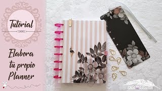 ¡TE VA A ENCANTAR Haz tu propia agenda o HappyPlanner [upl. by Nibla]