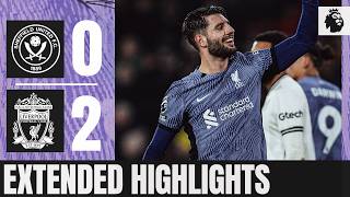 Extended Highlights  van Dijk Goal Milestone amp Szoboszlai Finish  Sheffield United 02 Liverpool [upl. by Alejandrina]