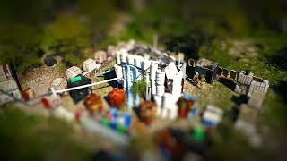 Tilt Shift effect test  Drone Footage  UTAC Airsoft field [upl. by Jezreel]