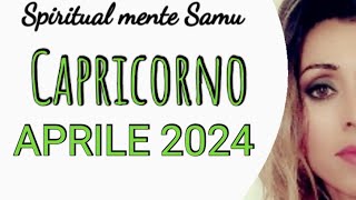 CAPRICORNO ♑ Aprile 2024 previsioni🔮 Tarocchi🔮 [upl. by Ajad]