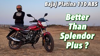 New Bajaj Platina 110 ABS Review  Crazy VFM Motorcycle 🔥 [upl. by Tawnya]