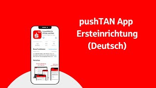 OnlineBanking mit pushTAN App Ersteinrichtung [upl. by Agamemnon]