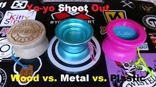 Metal vs Plastic vs Wood Yoyos  Shootout [upl. by Adel79]