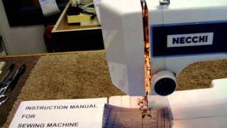 Necchi 3215 Sewing Machine Demonstration [upl. by Sherri468]