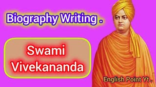 Swami Vivekananda  Biography Writing Swami Vivekananda  15 line biography  English Point Yt [upl. by Baldridge]