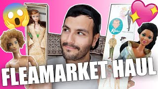 EPIC Vintage Barbie Doll Thrift Finds at the Fleamarket 😱 Haul amp Unboxing 💖 [upl. by Assirram]