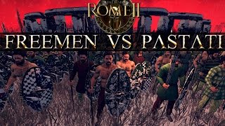 Total War Rome 2 Challenge  3200 Gordon Levy Freemen vs 1920 Pastati [upl. by Sessylu]