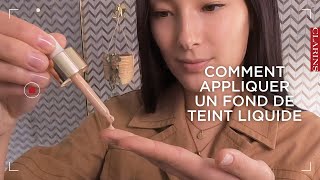 Comment appliquer son fond de teint fluide  Clarins [upl. by Ellek]