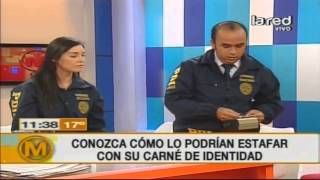 Conozca cómo lo podrían estafar con su carnet de identidad [upl. by Anibas151]