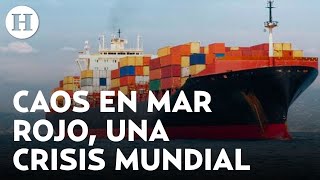 Crisis del Mar Rojo impacta en encarecimiento de productos economía de España resiente el problema [upl. by Leamaj]