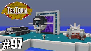 TekTopia 97  Spaceport Minecraft Villager Mod [upl. by Wills]